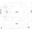 EUROSHOWERS (Long D One) D Shape Slow Close Quick Release Toilet Seats 2