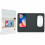 Aquarius Wireless Charging Pad for Mouse & Cell Phone charging, Black 1