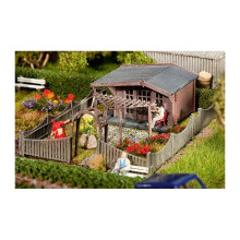 FALLER Allottment w/ Summerhouse Model Kit III HO Gauge 180491