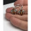 Real amber bee drop earrings, solid Sterling Silver. 9