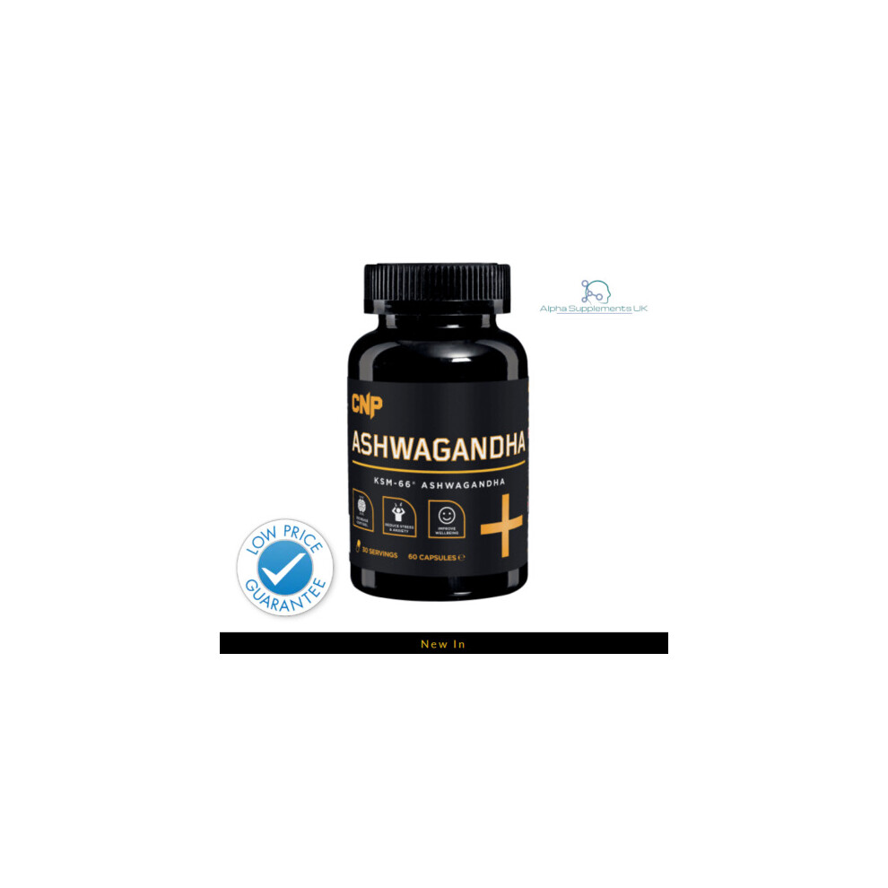 Cnp Professional Ashwagandha - 60Caps/30Serv Reduce Stress & Anxiety