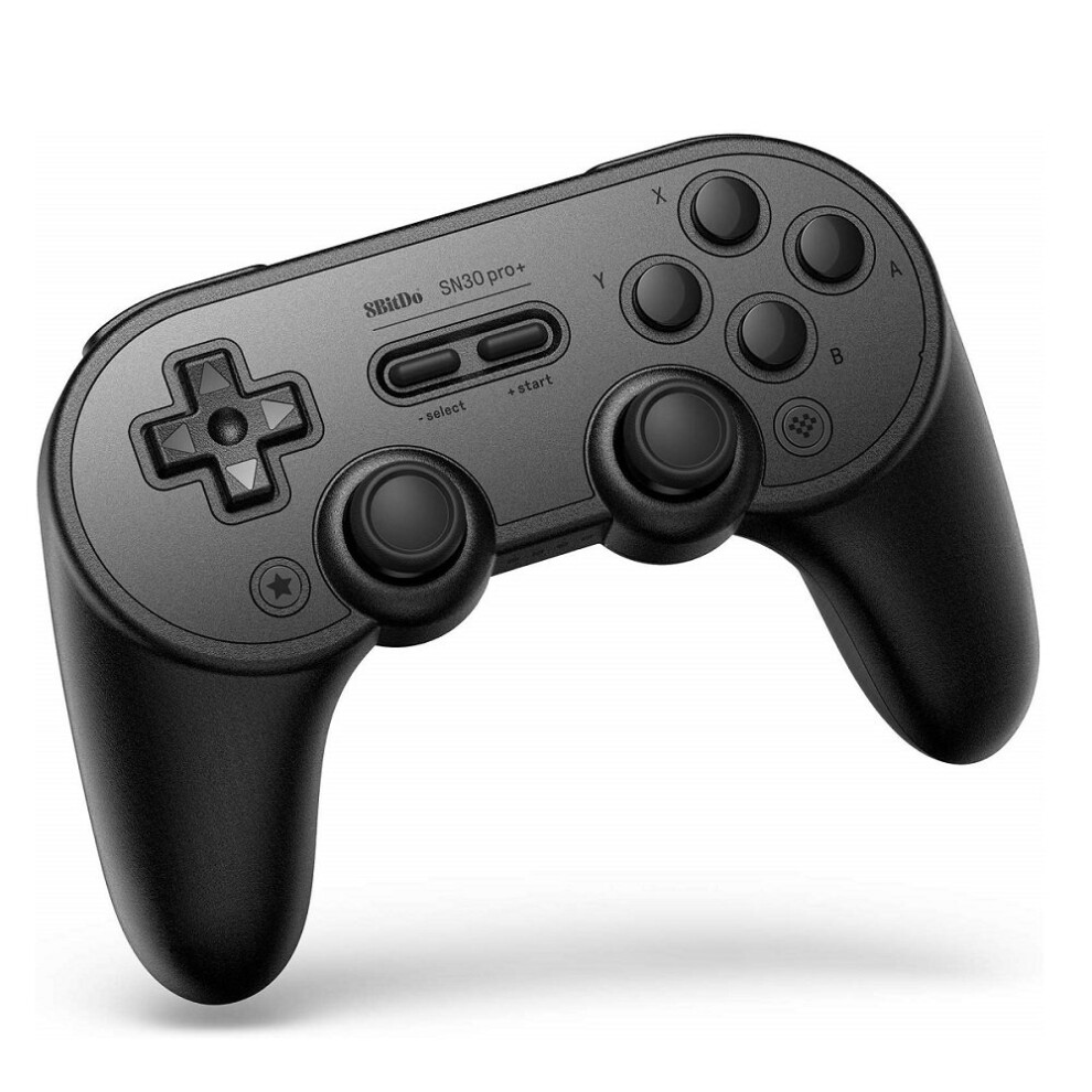 8Bitdo Black Sn30 Pro+ Bluetooth Gamepad - Edition (80Gd) Size 8