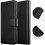 (Black) For Galaxy A41 Phone Wallet Book Leather Case 9