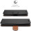 (Black) For Galaxy A41 Phone Wallet Book Leather Case 6