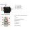 DC 12/24V 18A RGB Music LED Sound Audio Controller RF Half Touch Remote 4