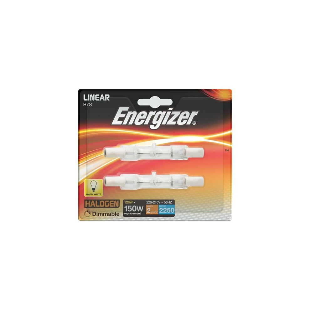 Eveready S5160 Energizer Eco Linear 120W(150W) Dimmable, Pack Of 2