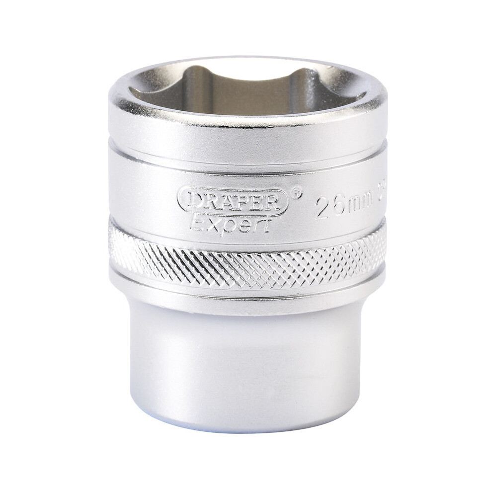 Draper 1/2" Sq. Dr. 6 Point Metric Socket (26Mm) [16617]