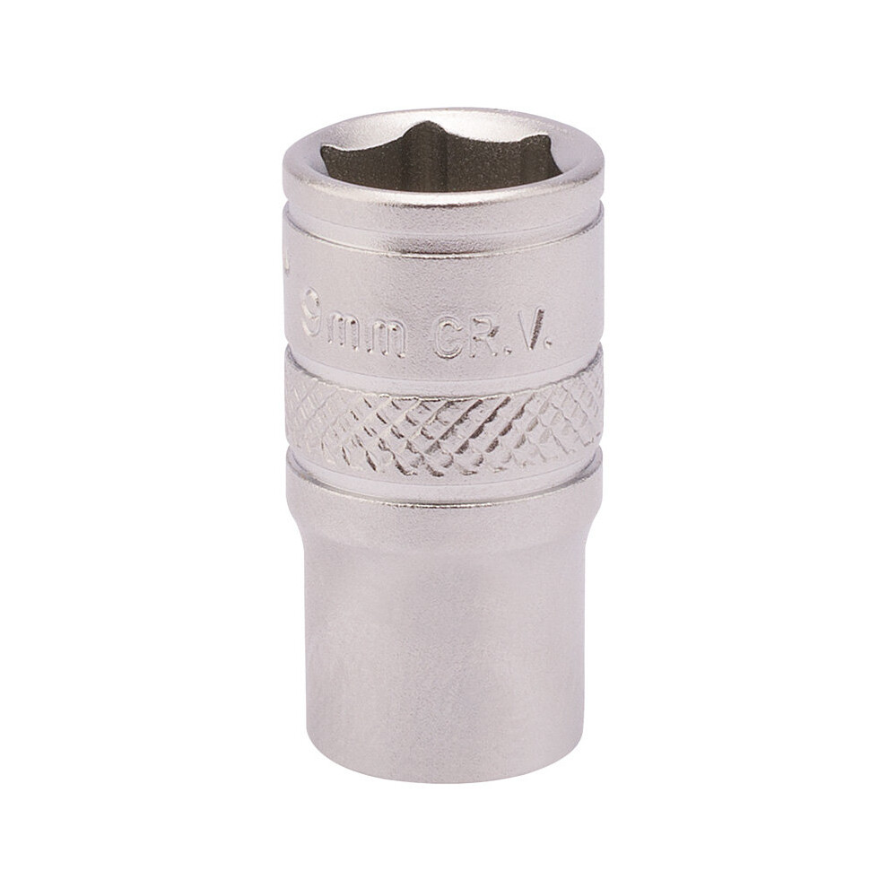 DRAPER 1/4" Sq. Dr. Socket (9mm) [82143]