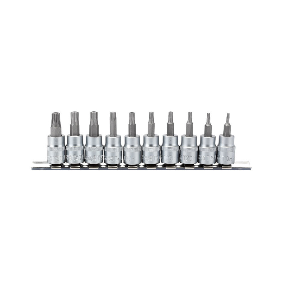 DRAPER 3/8" Sq. Dr. 48mm long Draper TX-STAR® Security Socket Bit Set (10 Piece) [16332]