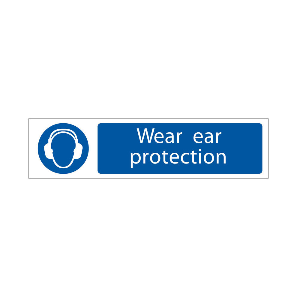 DRAPER 'Ear Protection' Mandatory Sign [73158]