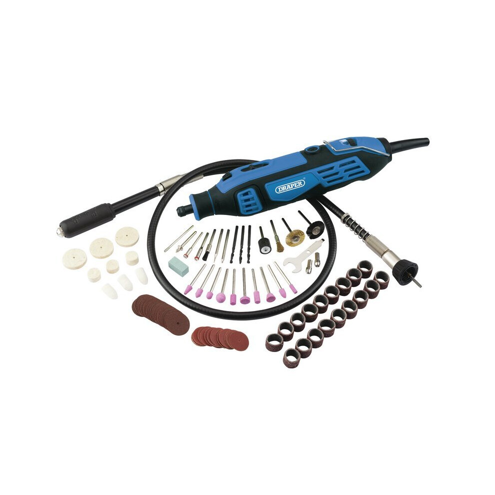 DRAPER 180W Rotary Multi Tool Kit (111 Piece) [58300]