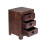 Dakota Mango 3 Drawer Bedside 3
