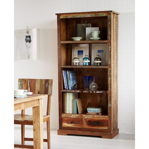 Reclaimed Boat Large Bookcase 2