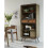 Retro Wood & Metal Wide Bookcase 2