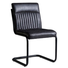Dark Grey Modern Dining Chairs  - Set of 2