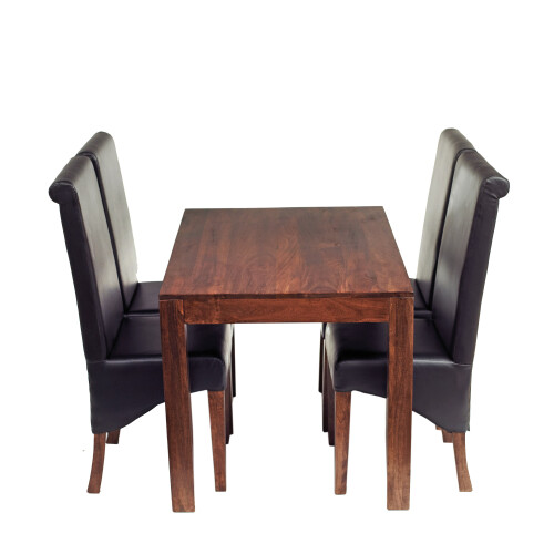 Dakota Mango Small Dining Table 4ft (120cm) 2