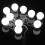 10 Led Bulbs Hollywood Mirror Lights Vanity Makeup Bathroom Dressing Table 2