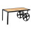 Upcycled Industrial Vintage Mintis Cart Coffee Table 1