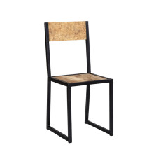 Upcycled Industrial Mintis Metal and Wood Chair