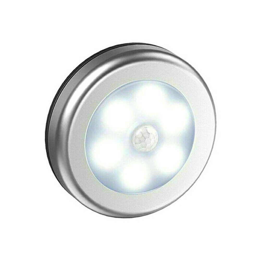 ( Light) Led Pir Motion Sensor Lights Wireless Night Battery Cabinet Stair Lamp White/Light