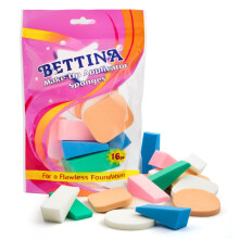 16pc Make-up Applicator Sponges Various Shapes