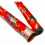 (Red) Walking Stick for Unisex Easy Adjustable Folding 3