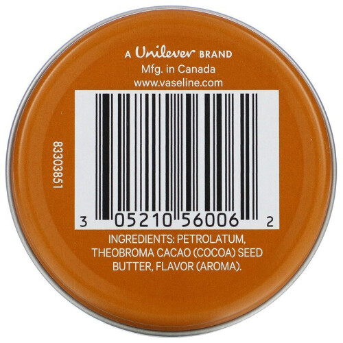 Vaseline Vaseline Lippenpflege Balsam Dose, Kakaobutter, 0,6 oz 1