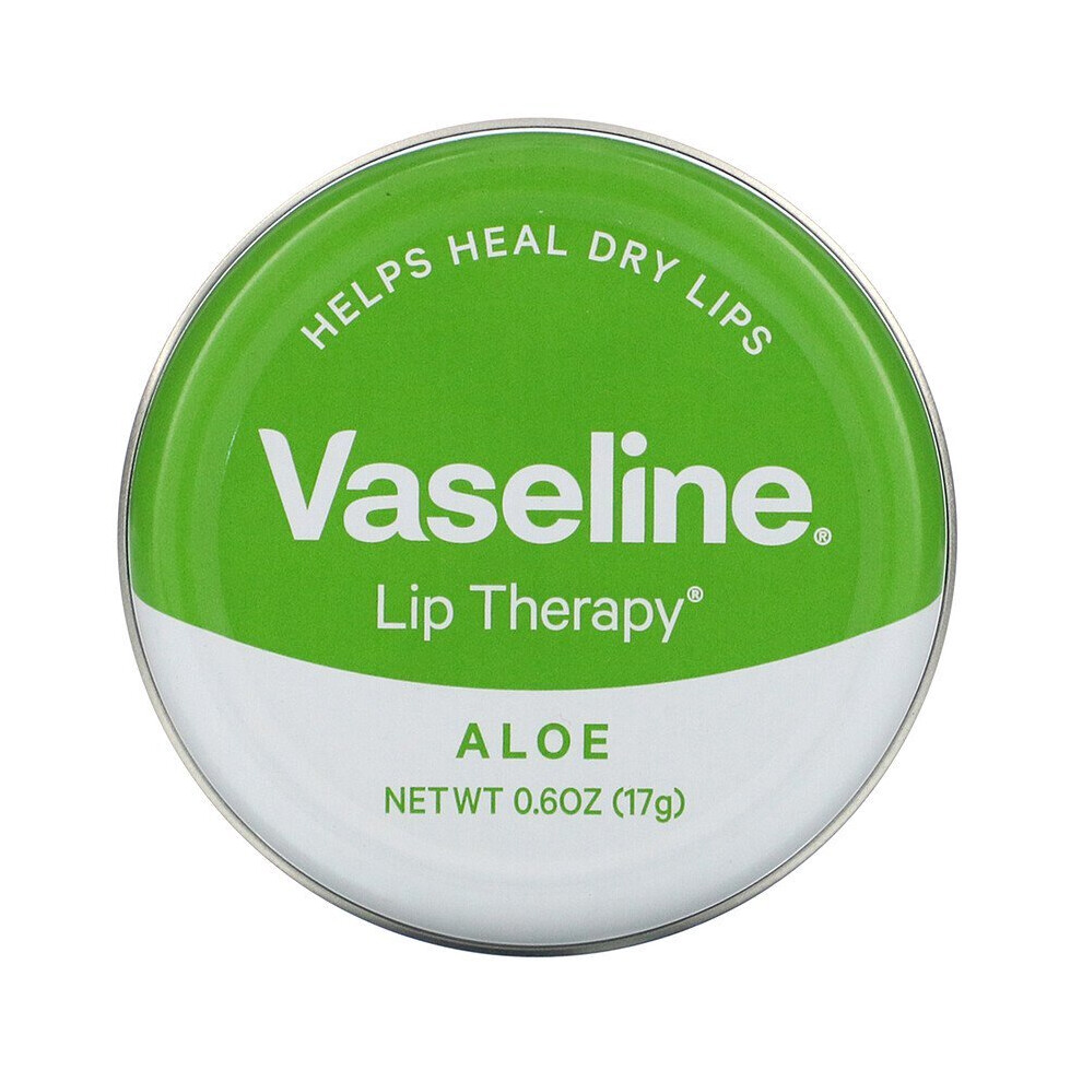 Vaseline, Lip Therapy, Aloe, 0.6 Oz (17 g)