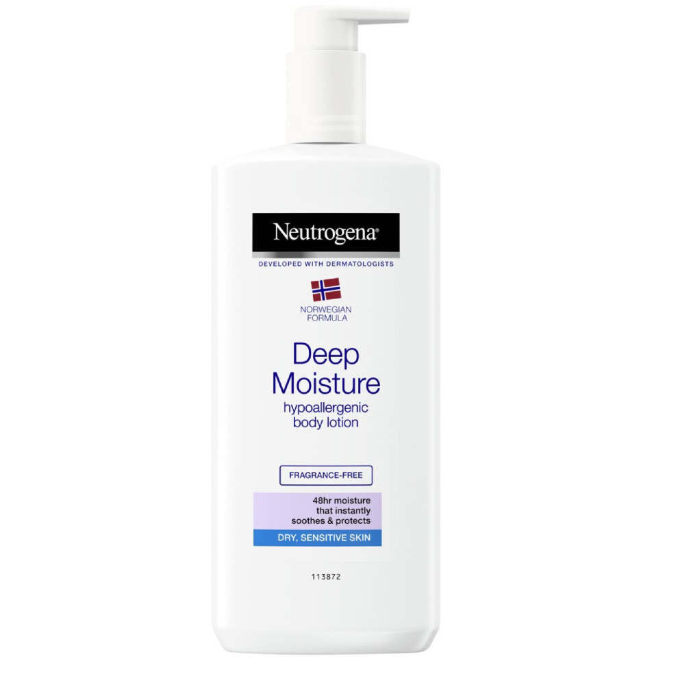 Neutrogena Norwegian Formula Deep Moisture Body Lotion Dry and Sensitive Skin 400ml