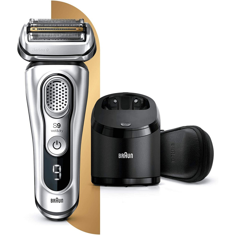 Braun Series 9 9390cc Latest Generation Electric Shaver Clean Charge