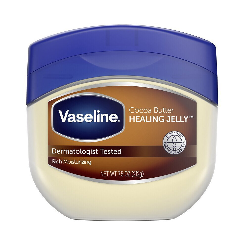 Vaseline, Cocoa Butter Healing Jelly, Rich Moisturizing, 7.5 oz (212 g)