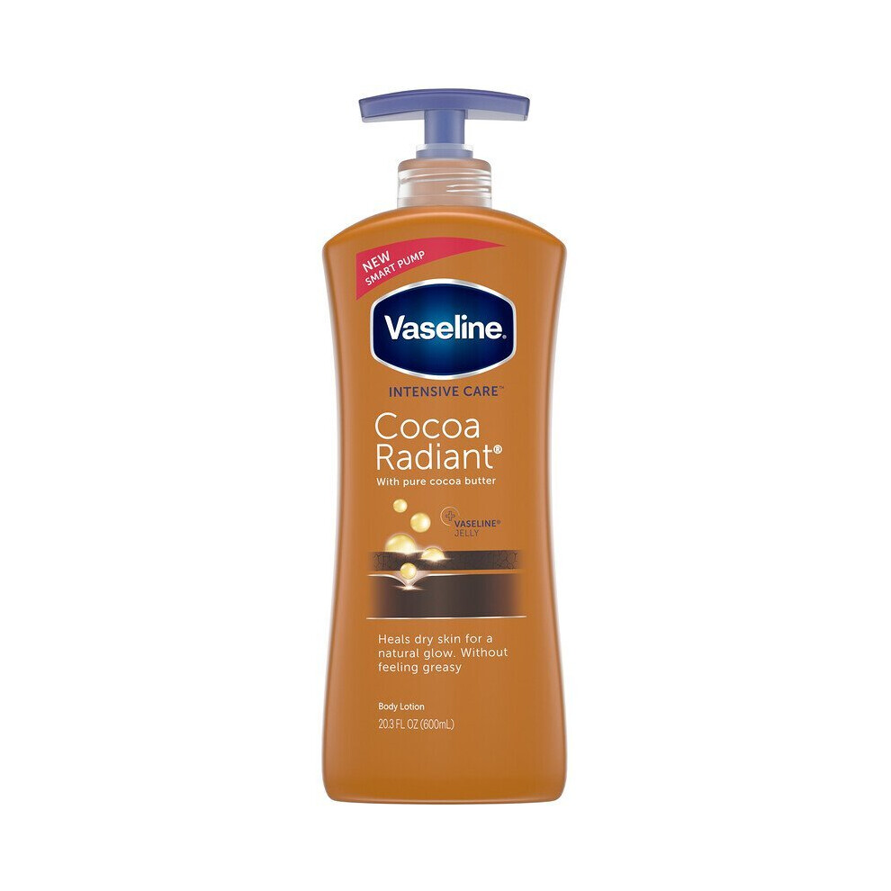 Vaseline, Intensive Care, Cocoa Radiant Body Lotion, 20.3 Fl Oz (600 ml)