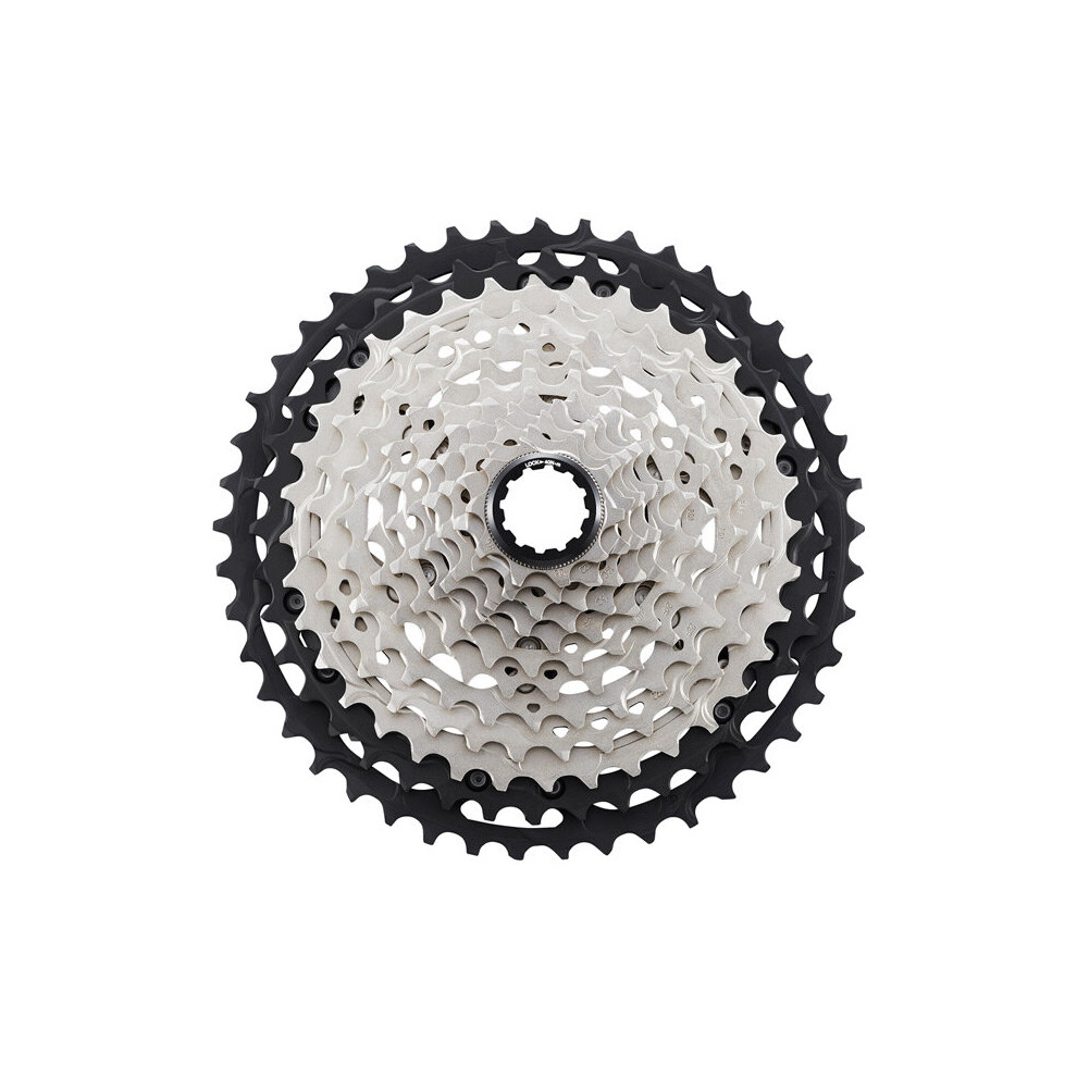 Shimano (10-45T, / Black) Deore Xt Cs-M8100 Xt 12 Speed Cassette Silver/Black