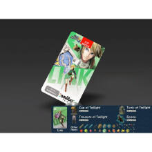 (Super Smash Bros Link) The Legend of Zelda Breath of the Wild Amiibo NFC TAG Card - Single Tag