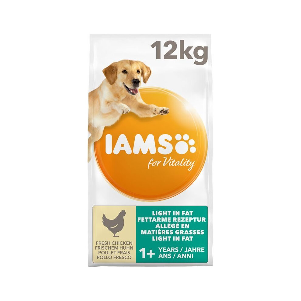 IAMS Adult Chicken Dry Dog Food 12kg