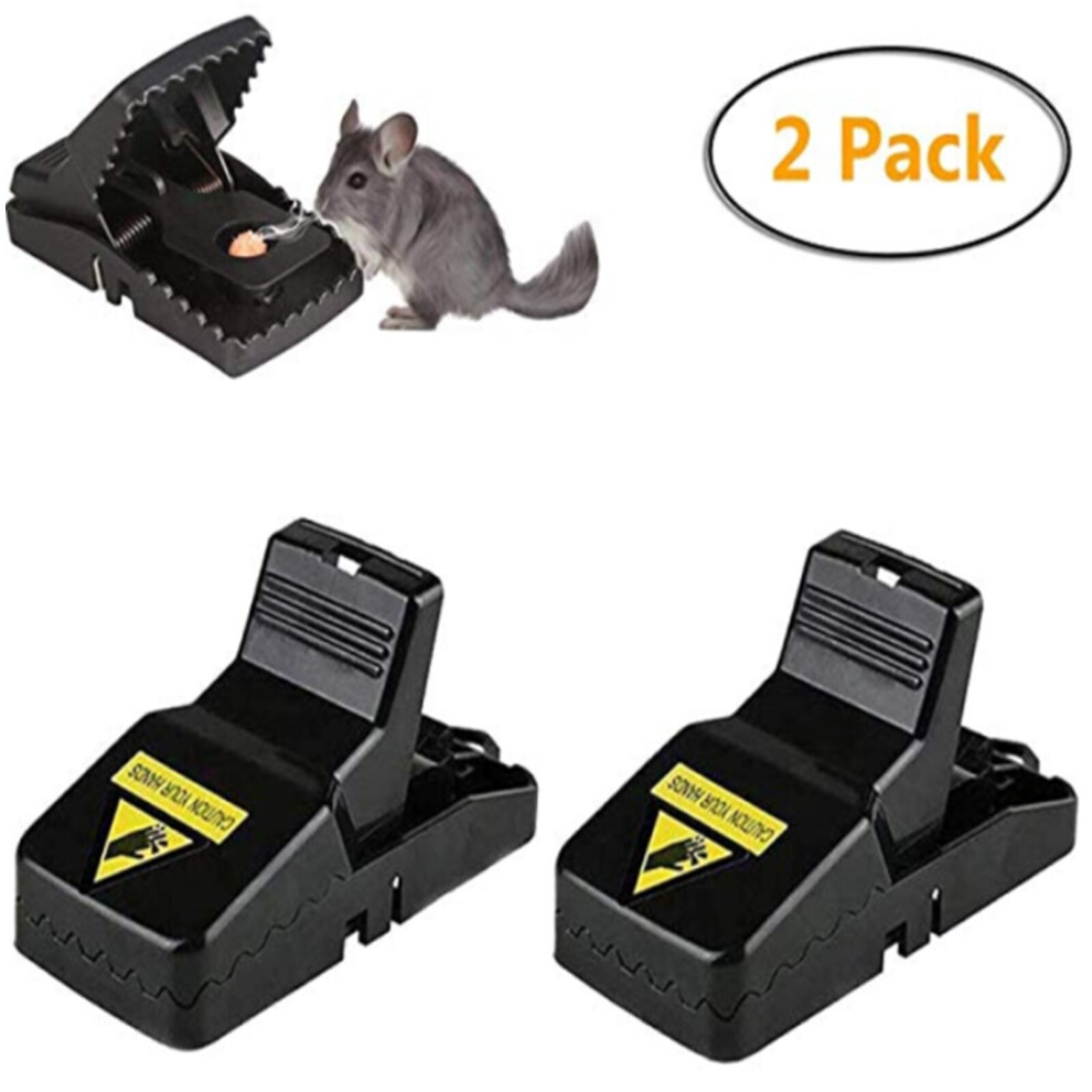 2x Mouse Rat Traps Mice Rodent Bait Pest Control Trap Cheese Spring Snap Catcher