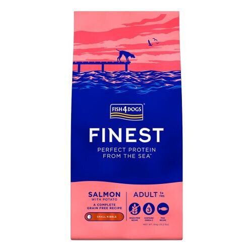 Fish4Dogs Finest Salmon 12 kg tørfoder til hunde