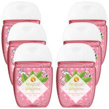 (Magical unicorns - Anti-bacterial hand gel, Buy 6) HandiGel Pocket Size Hand Sanitizers Gel, 29ml