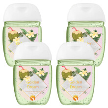 (Golden dream - Anti-bacterial hand gel, Buy 4) HandiGel Pocket Size Hand Sanitizers Gel, 29ml
