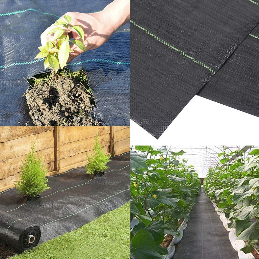 Weed Control Fabric Membrane Garden Landscape Ground Cover Sheet 2m x 10m