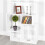 URBN Living (White) URBNLIVING 5 Cube Small Wooden Modern Side Unit 1