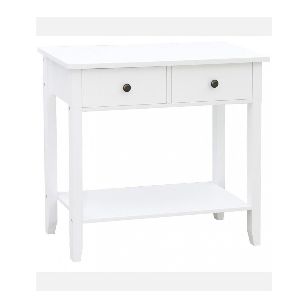 Windsor 2 Drawer Console Table Hallway Storage