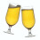 Lay-Z-Spa Lay-Z-Spa Premium Plastic Beer Glasses, Virtually Unbreakable UltraClear Outdoor 2