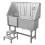 Edelstahl Haustier Badewanne 400mm 3