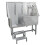 Edelstahl Haustier Badewanne 400mm 6
