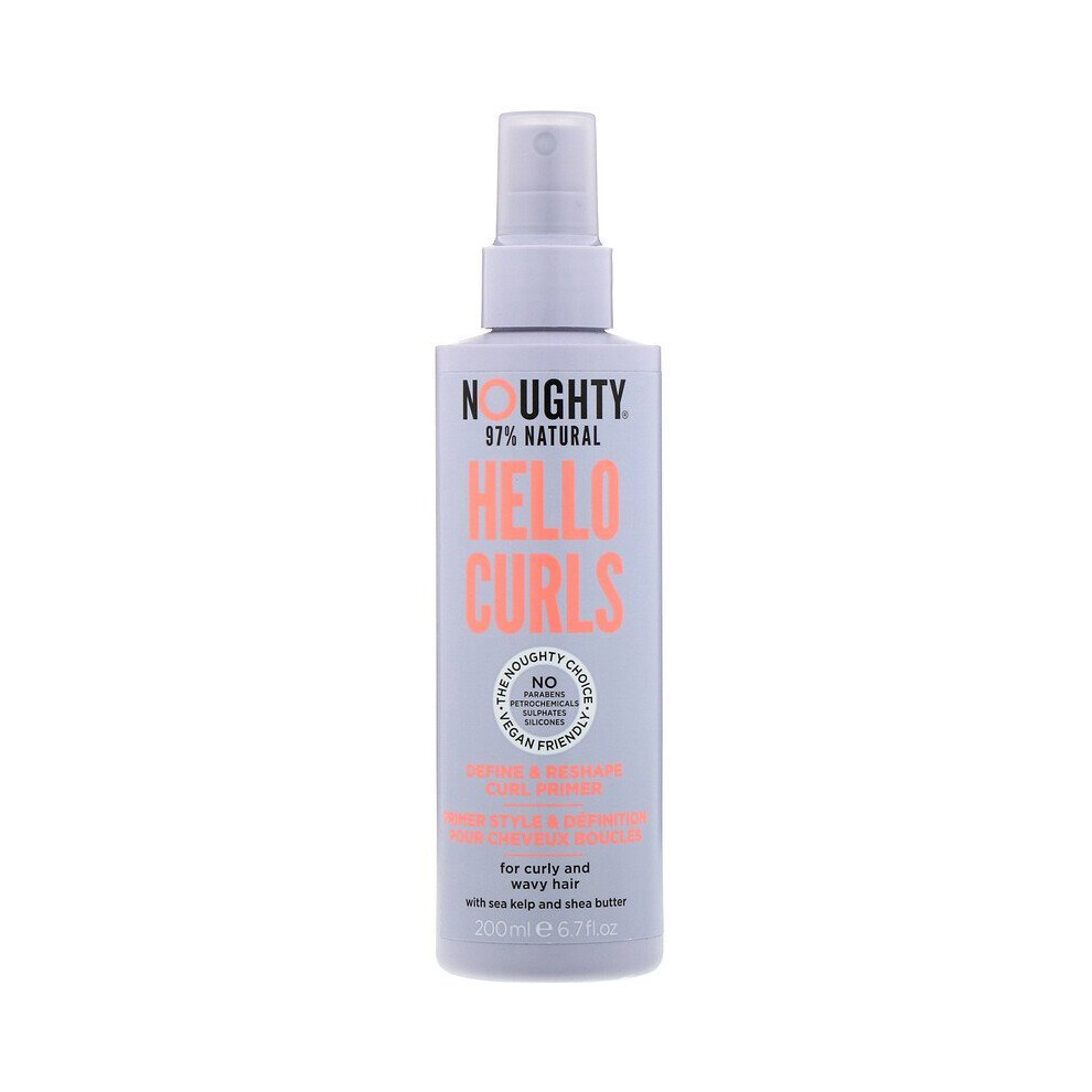 Noughty, Hello Curls, Define & Reshape Curl Primer, 6.7 fl oz (200 ml)