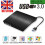 (Black) USB 3.0 External DVD RW Drive CD DVD Rewriter Burner Reader for Laptop PC MAC HH 1