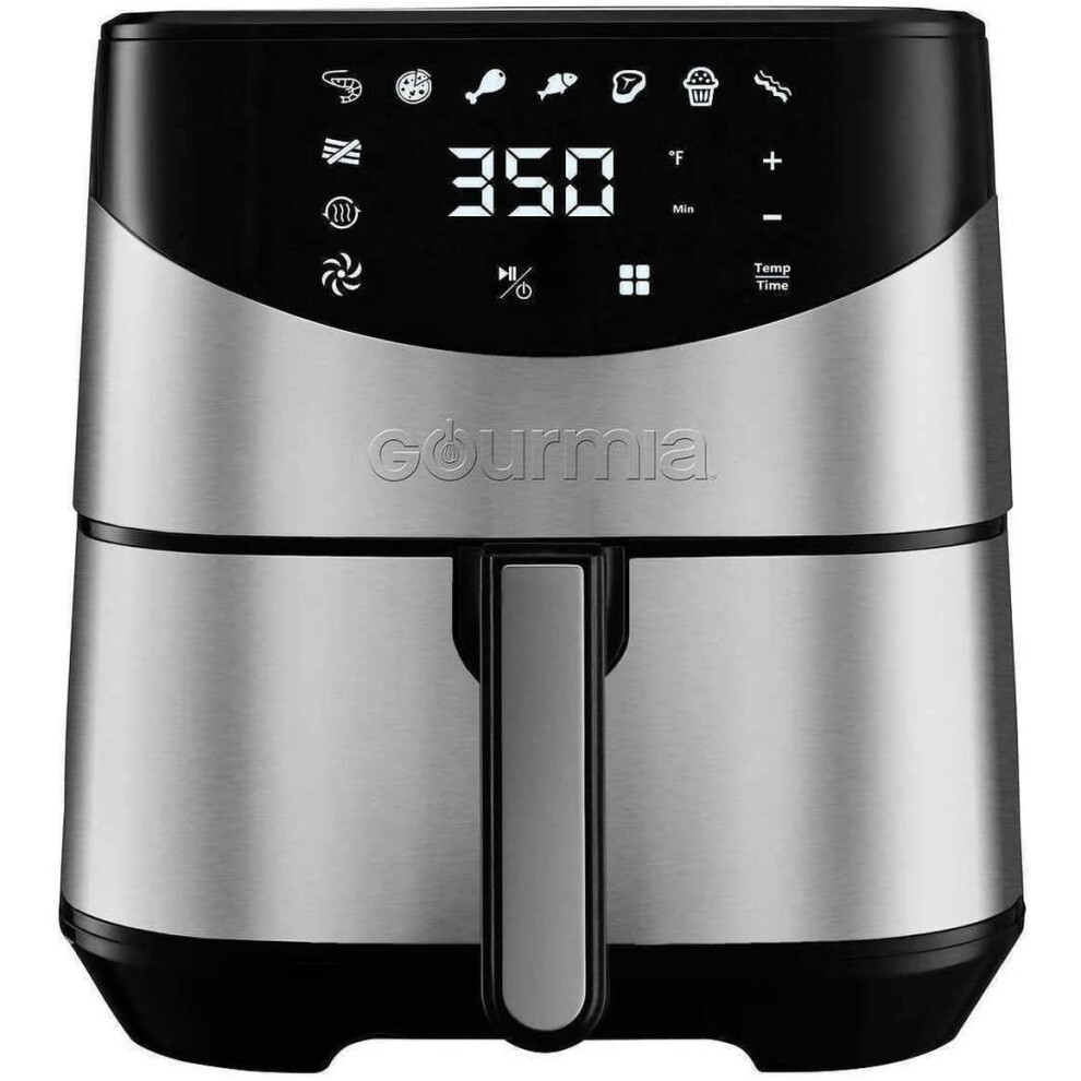 Gourmia Digital Stainless Steel 6 Qt/5.7L Digital Air Fryer