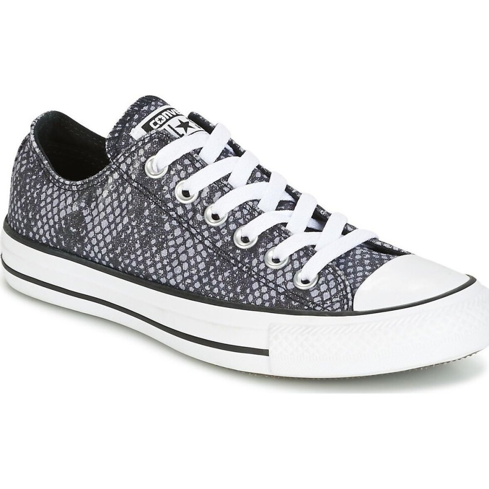 (UK 3-EU 35) Converse CTAS 557973C Shark Skin Print Trainers BLACK/WHITE Womens UK 3-8