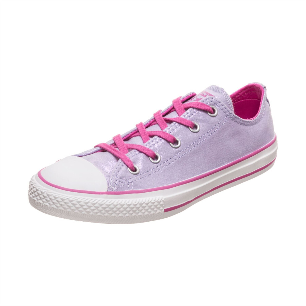 (UK 12-EU 30-US 12.5C) Converse CTAS OX 663673C Oxygen Purple/Active Fuchsia Junior 10-3